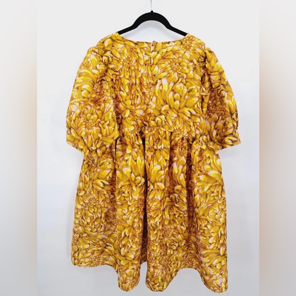 Kika Vargas Yellow Gold Mini Dress Dize - Picture 6 of 7